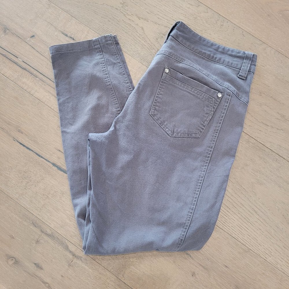 KUHL Pants Women's sz 8S Dark Grey Hiking Crop Mid Rise Tapered Leg Pants